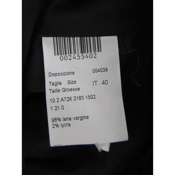 Piazza Sempione Dress 4 Virgin Wool Sheath Pinstripe Career Italy 40 - Picture 9 of 11